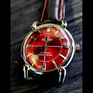 Rare Roamer Brevete Swiss Mens Manual Wind Watch‎ Serviced